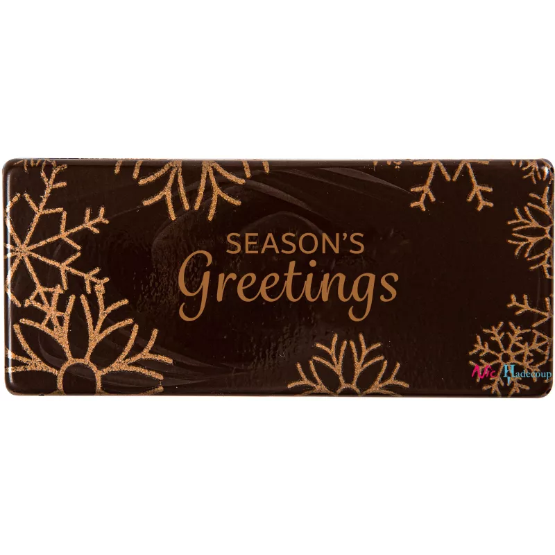 Cargill - Leman LM15859 - Plate Season's Greetings 8x3,5 cm (60 Pcs) (LM15859)